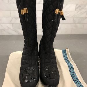 Tory Burch heeled rain/snow boots